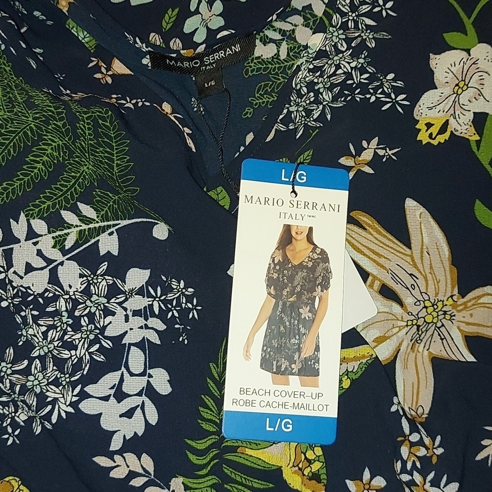 NWT Mario Serrani Beach Cover Up